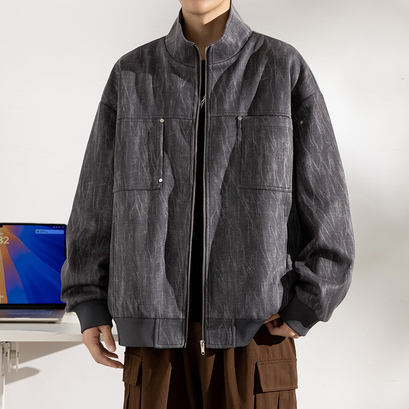 Autumn Weight-catcher Trendy Long Sleeve Casual Coat Men's Clothing