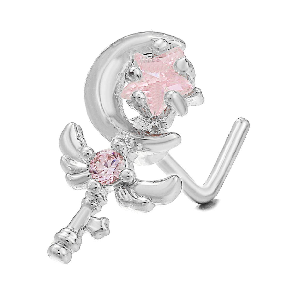 New Zircon Nose Stud Fashion Geometric Personality