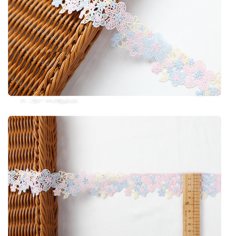 Multi-color Lace Accessories Water Soluble Lace Embroidery