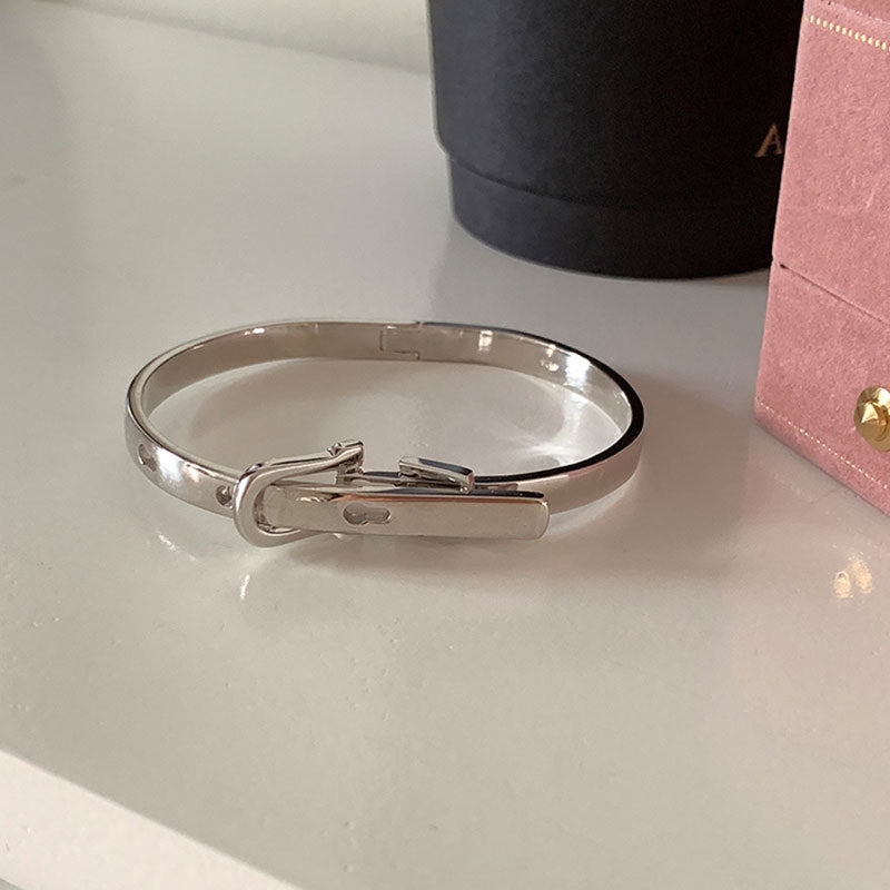 Unique Design Double Ring Lock Bracelet Refined Personalized All-matching