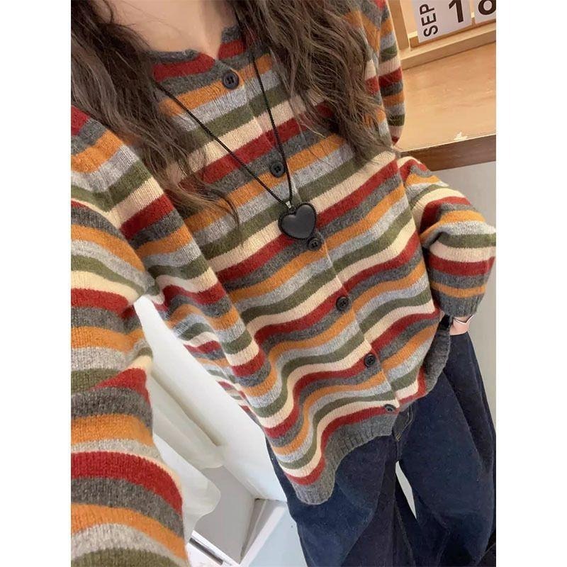 Fashionable Stylish Versatile Sweater Coat Tide