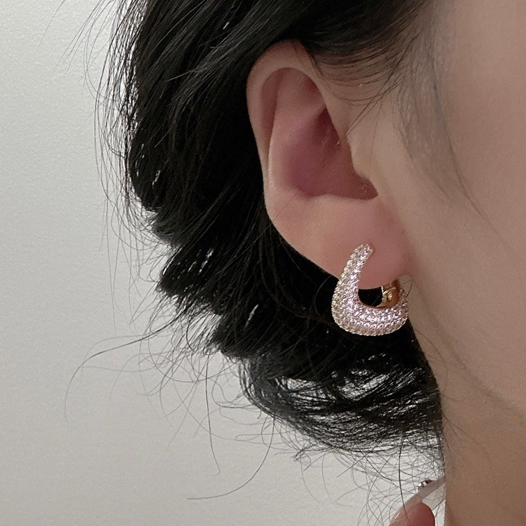 Female Niche High Sense Water Drop Earrings