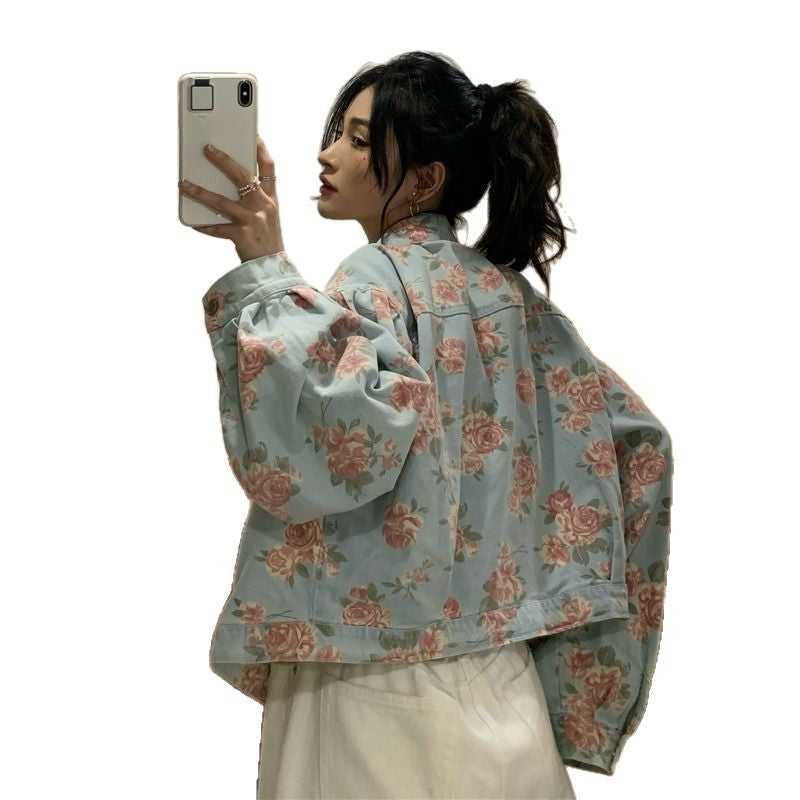 Retro Long-sleeved Top For Trendy Women