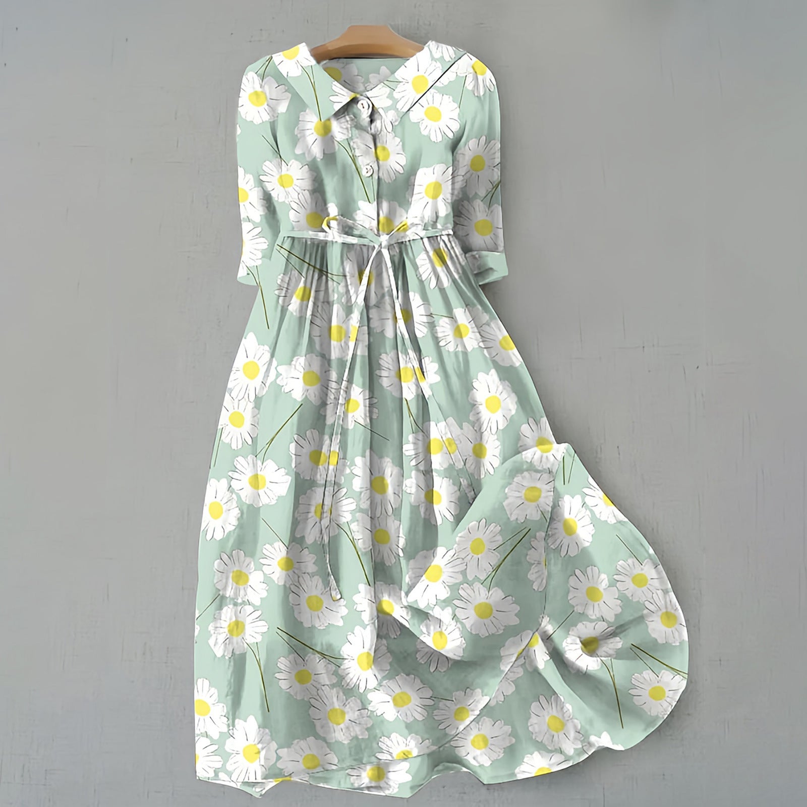 Shirt Dress Bohemian Vacation Style