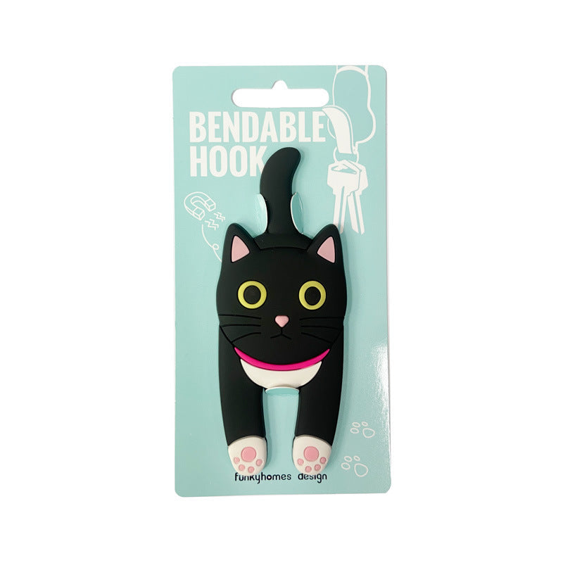 Cartoon Animal Refrigerator Stickers Hook Wire-wrap Board Magnetic Accessories Office Universal