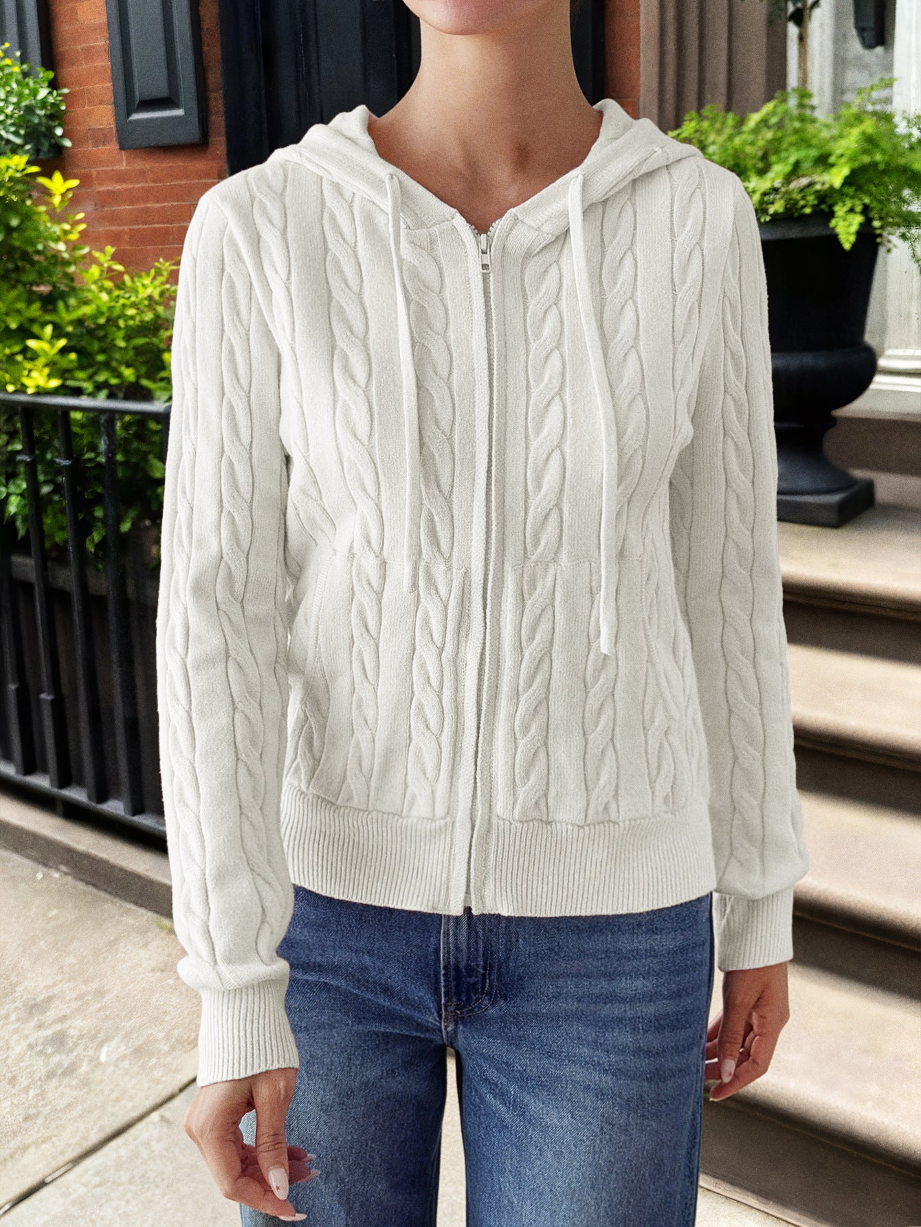 Women's Casual Woolen Long-sleeved Sweater