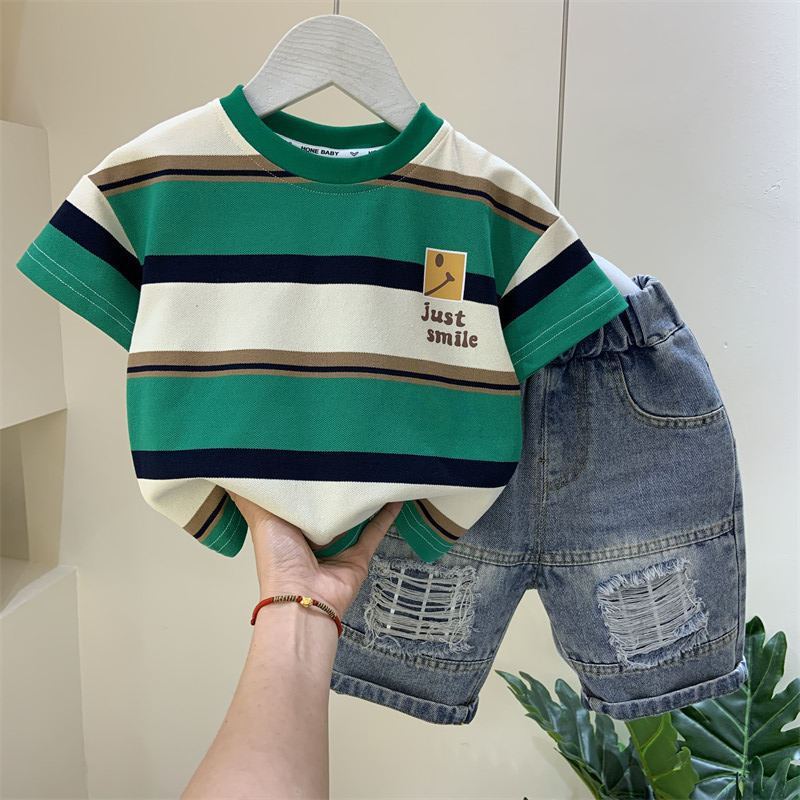 Summer Pu Handsome Clothes Fashion Baby Handsome Fashionable Children's Clothing