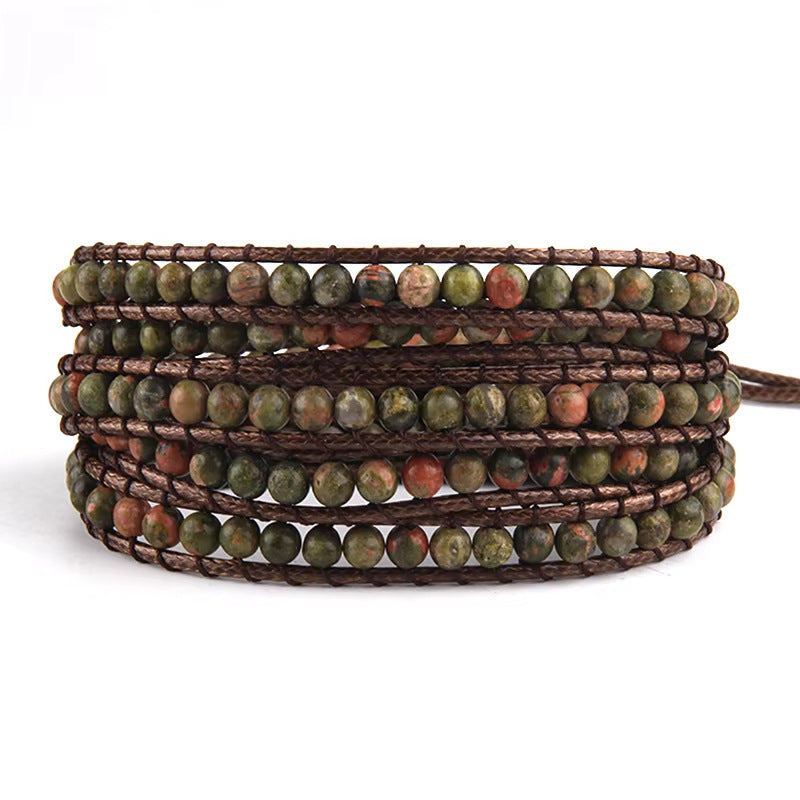 Women's Adjustable 5-row Winding Bracelet