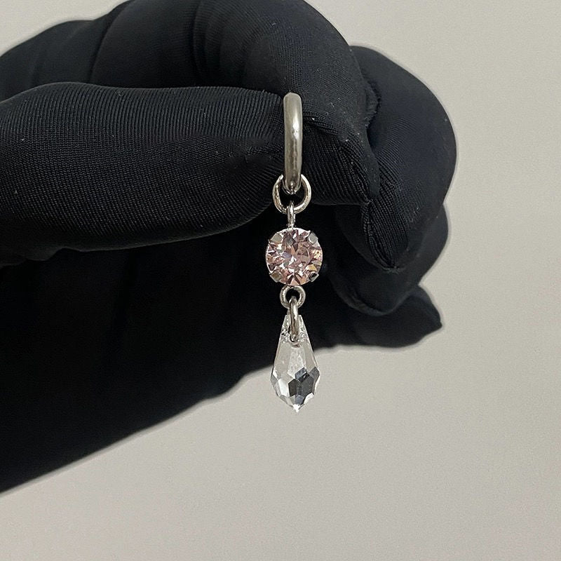 Water Drop Pendant Female Minority All-match High Sense Delicate Earrings