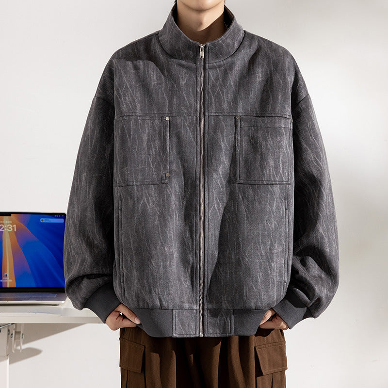 Autumn Weight-catcher Trendy Long Sleeve Casual Coat Men's Clothing