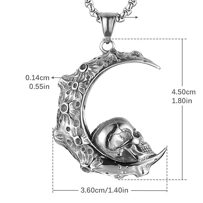 New Skull Men's Stainless Steel Necklace