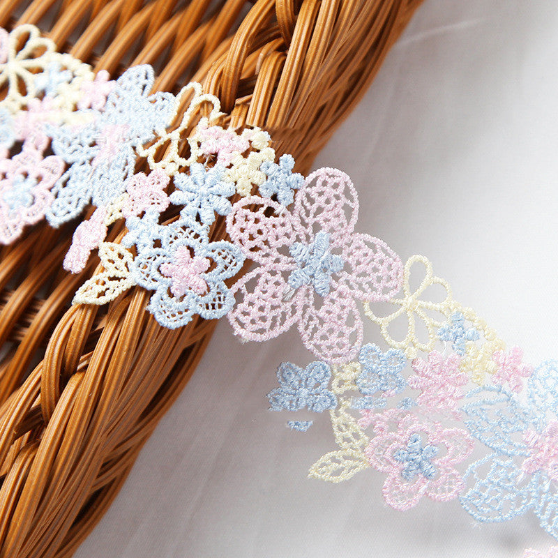 Multi-color Lace Accessories Water Soluble Lace Embroidery