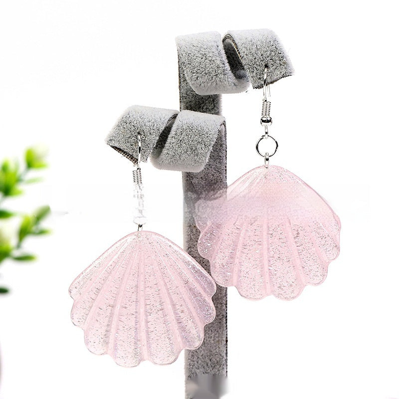 Resin Ocean Wind Personalized Simple Earrings