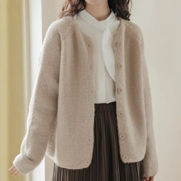 Fashion Loose And Slimming Outer Wear Thick Top