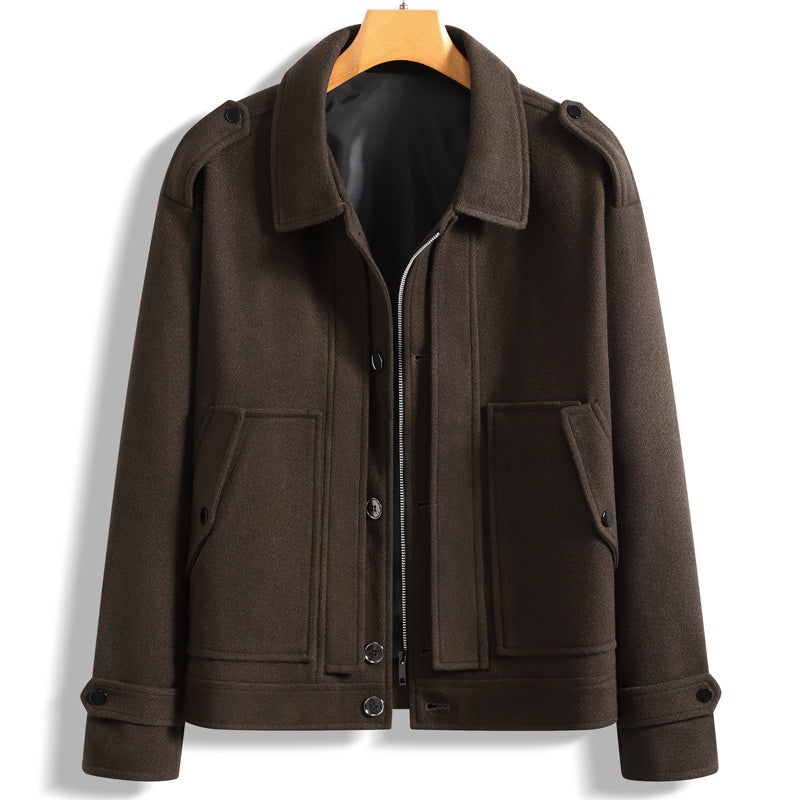 Men's Lapel Cotton Padded Warm Loose Casual Jacket