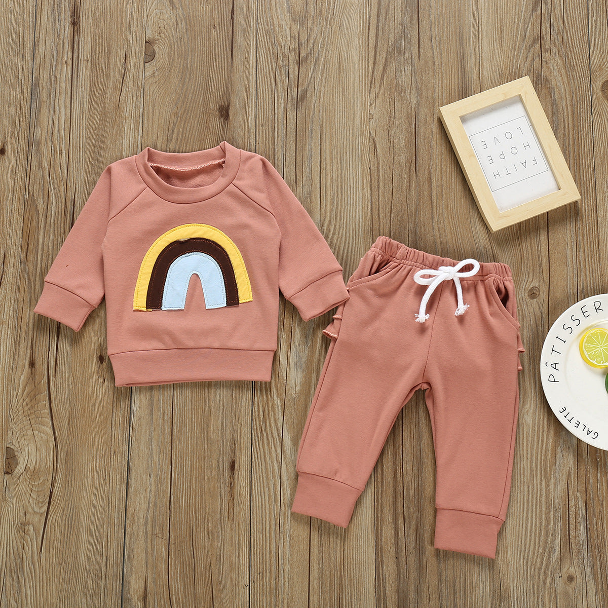 Infant Long Sleeve Children's Clothing Cotton Colorful Trousers