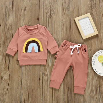 Infant Long Sleeve Children's Clothing Cotton Colorful Trousers