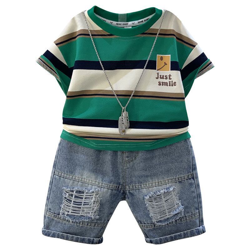 Summer Pu Handsome Clothes Fashion Baby Handsome Fashionable Children's Clothing