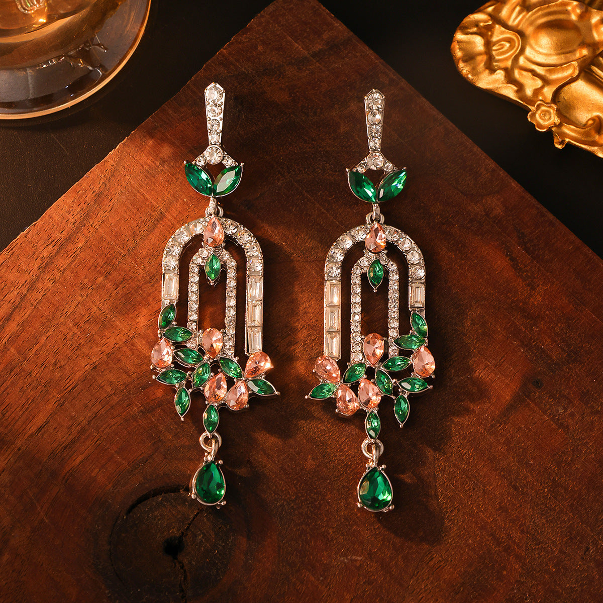 Flower Cluster Elegant Temperament Entry Lux Tassel Earrings