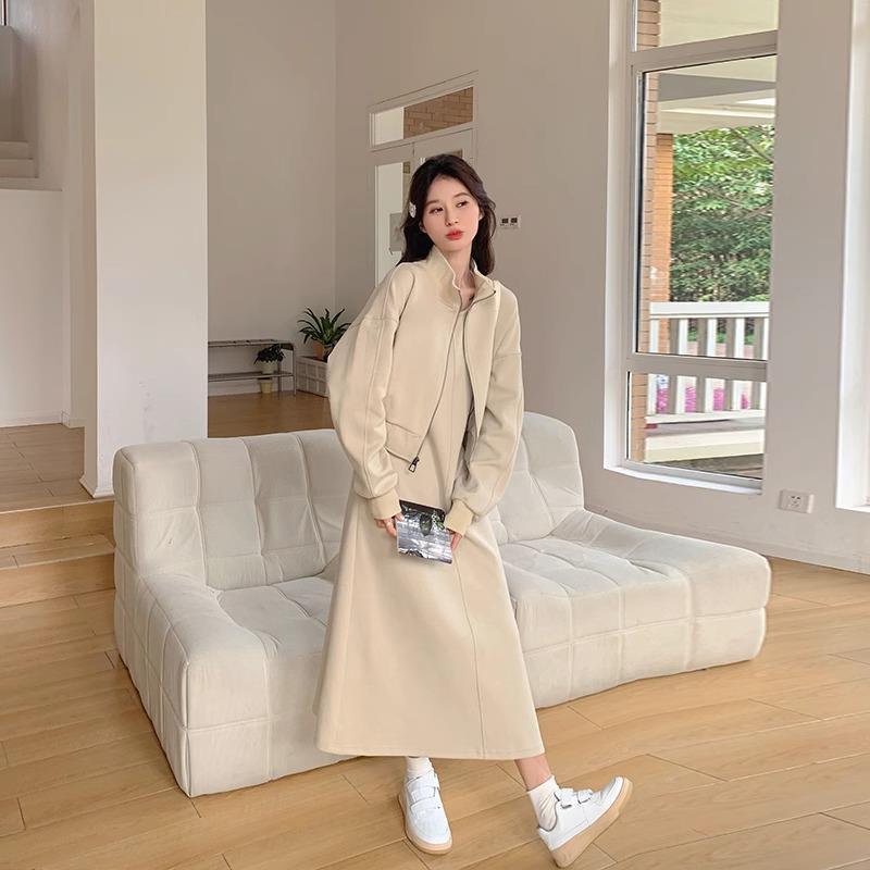 Western Style Youthful-looking Covering Belly Thin Suit