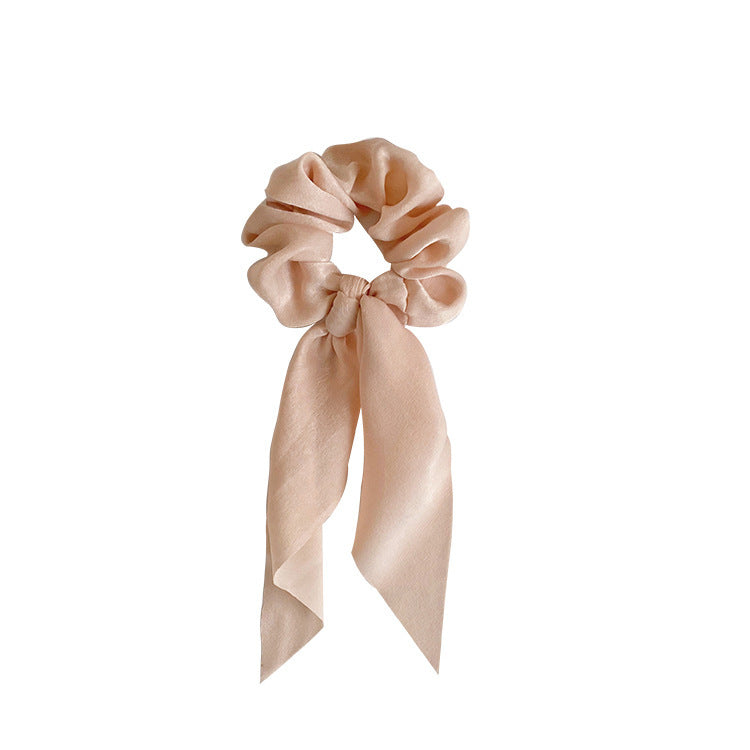 New Velvet Ribbon Large Intestine Ring Retro Detachable Scarf Headband Hair Accessories