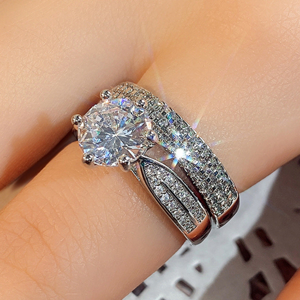 Luxury Wedding Combined Ring Simple Bracelet