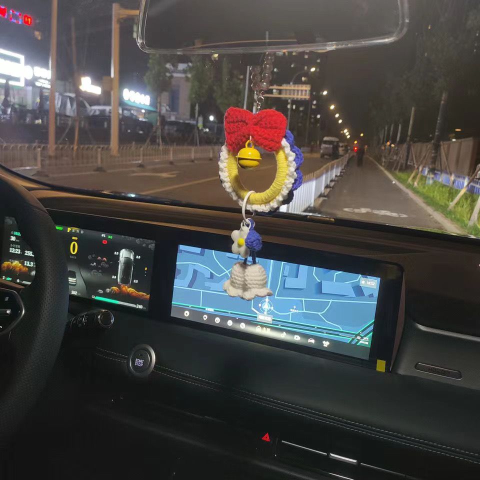 Car Hanging Internet Celebrity Handmade Yarn Weaving