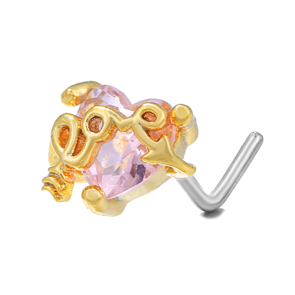 New Zircon Nose Stud Fashion Geometric Personality