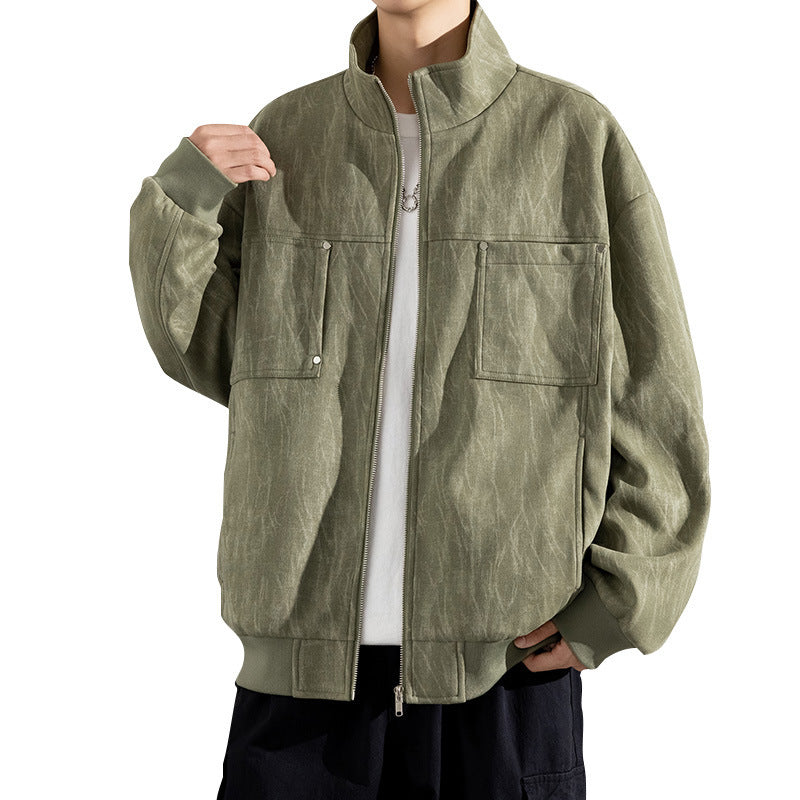 Autumn Weight-catcher Trendy Long Sleeve Casual Coat Men's Clothing