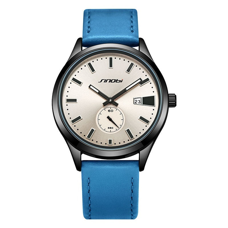 Casual Leather Belt Business Men's Quartz Watch