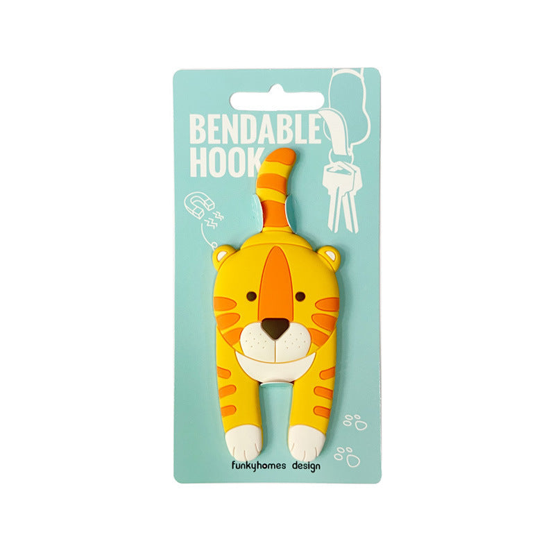 Cartoon Animal Refrigerator Stickers Hook Wire-wrap Board Magnetic Accessories Office Universal