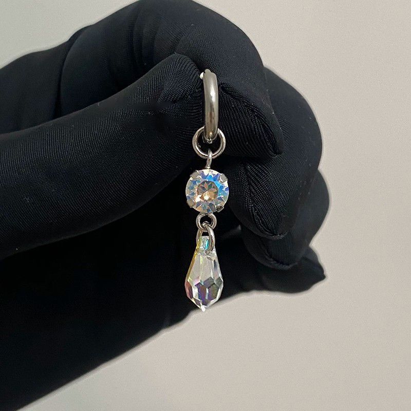 Water Drop Pendant Female Minority All-match High Sense Delicate Earrings