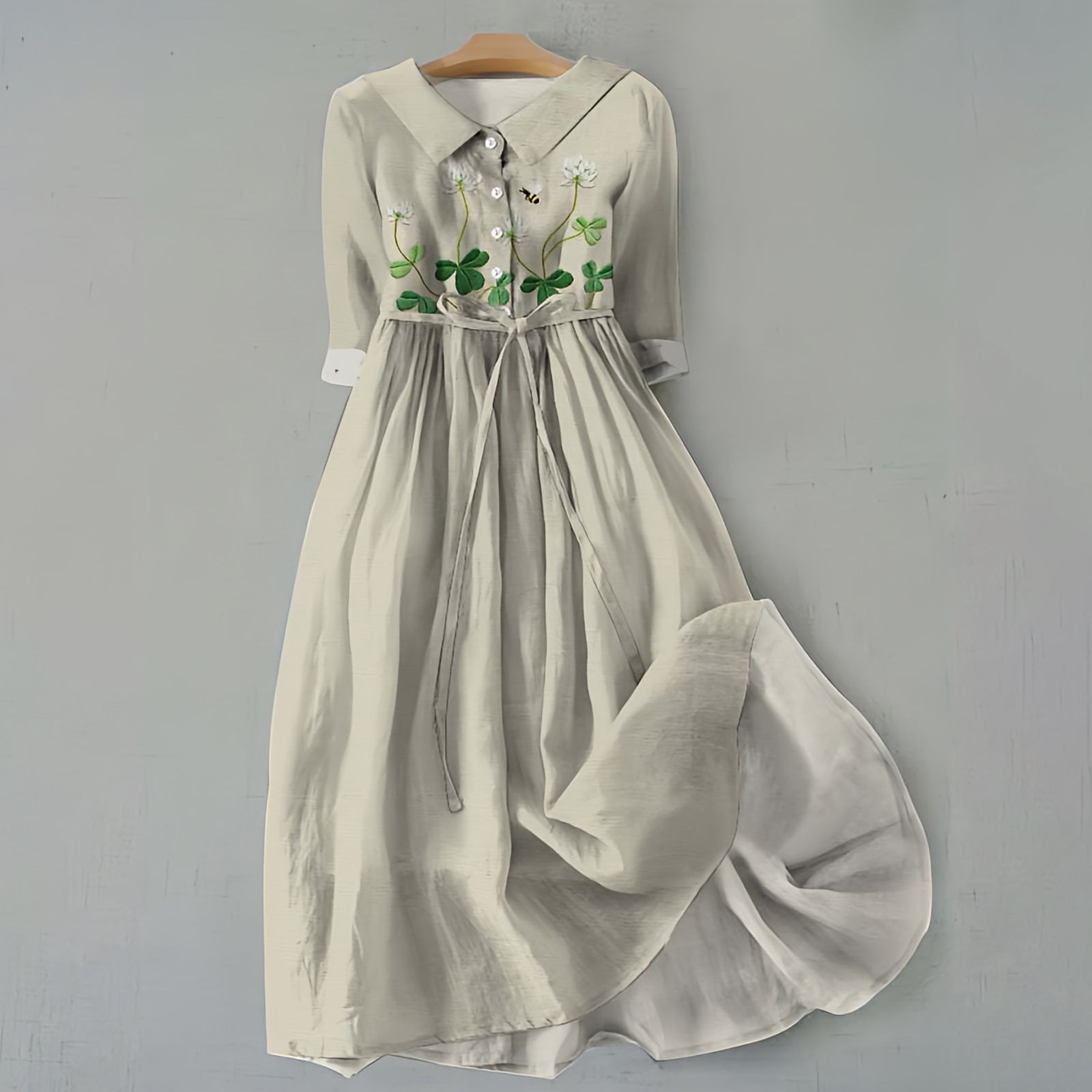 Shirt Dress Bohemian Vacation Style