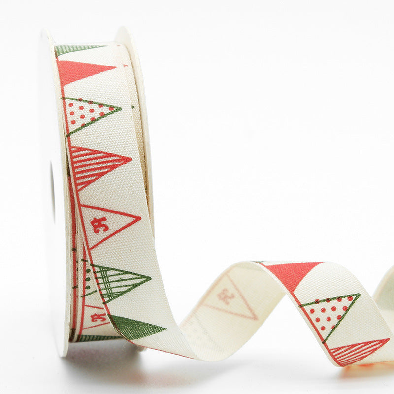 Cotton Printing Packaging Tape DIY Handmade Material Clothing Accessories