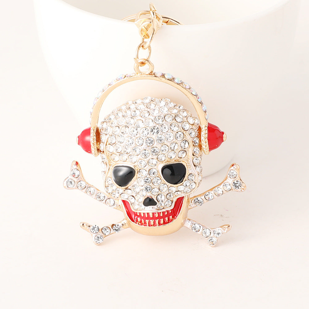 Creative And Versatile Skeleton Car Keychain Pendant
