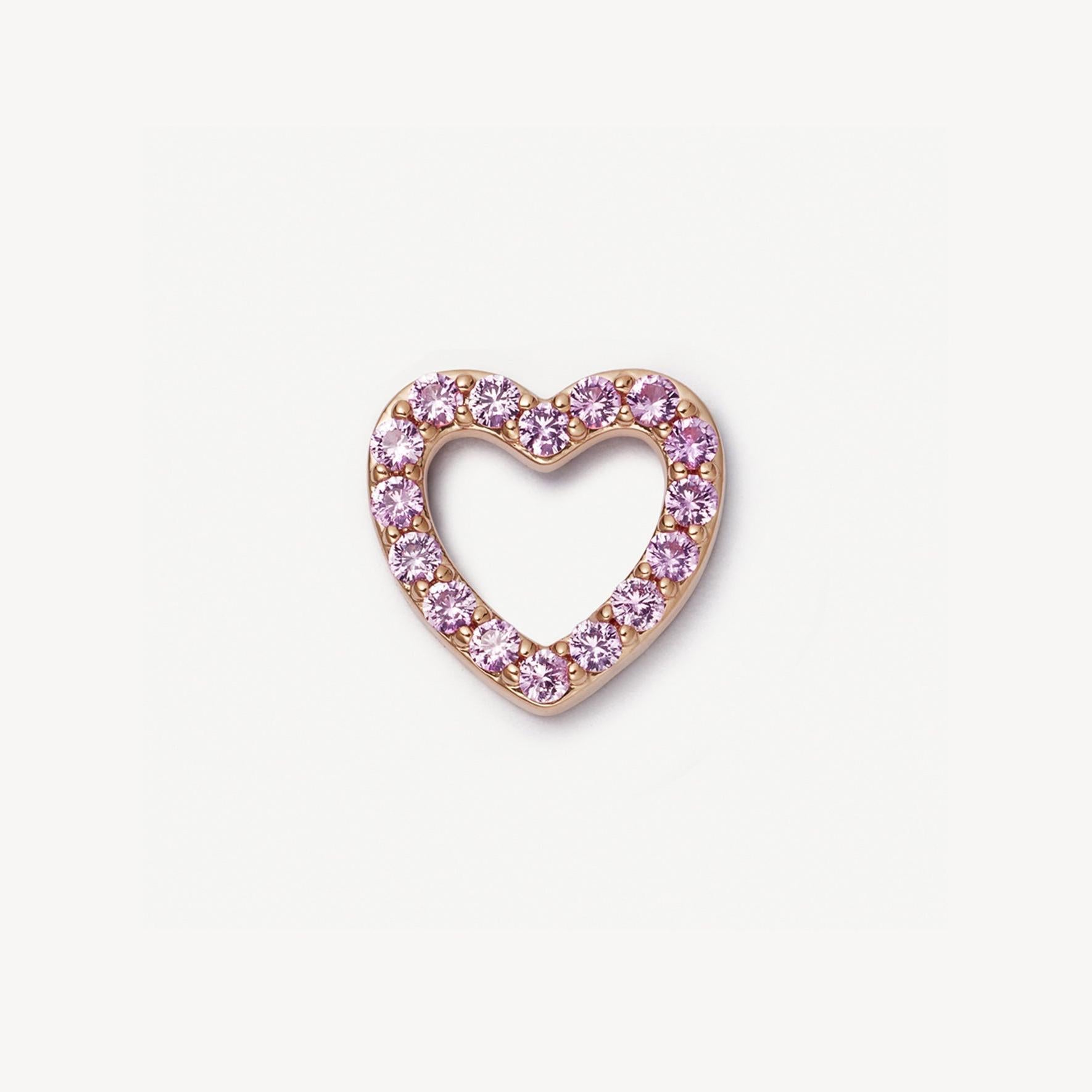 Small Pendant Necklace Female With Hearts Zircon Full Diamond Clavicle Chain