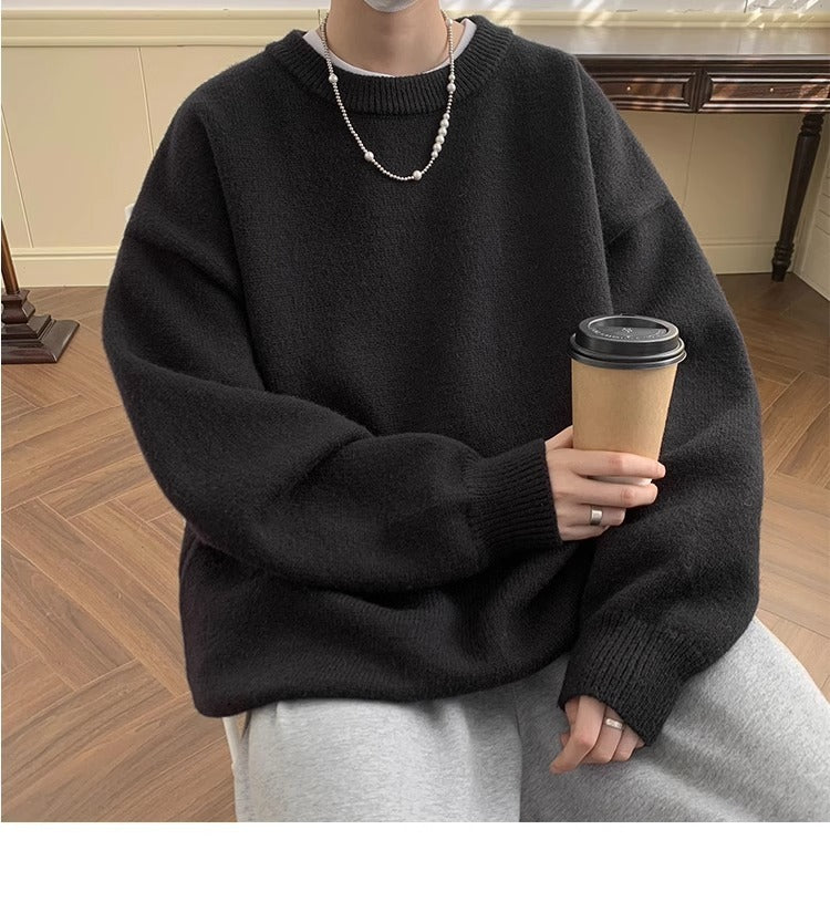 Sweater Men's Autumn And Winter New Loose And Lazy Style High Sense