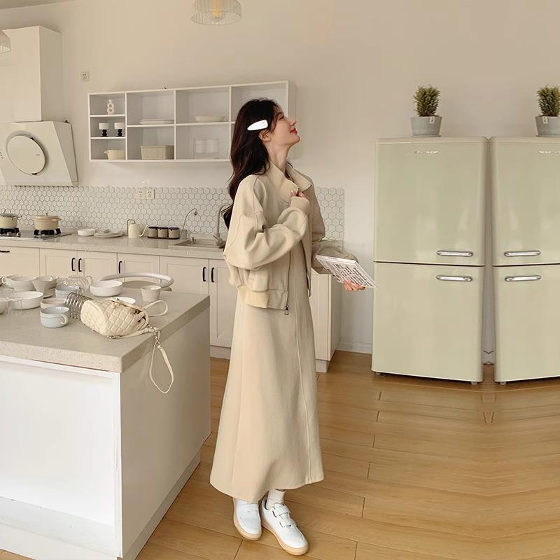 Western Style Youthful-looking Covering Belly Thin Suit