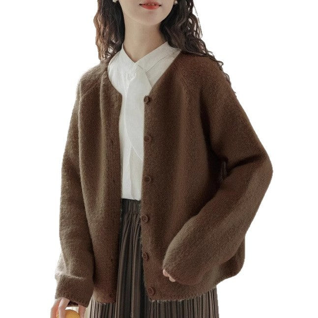 Fashion Loose And Slimming Outer Wear Thick Top