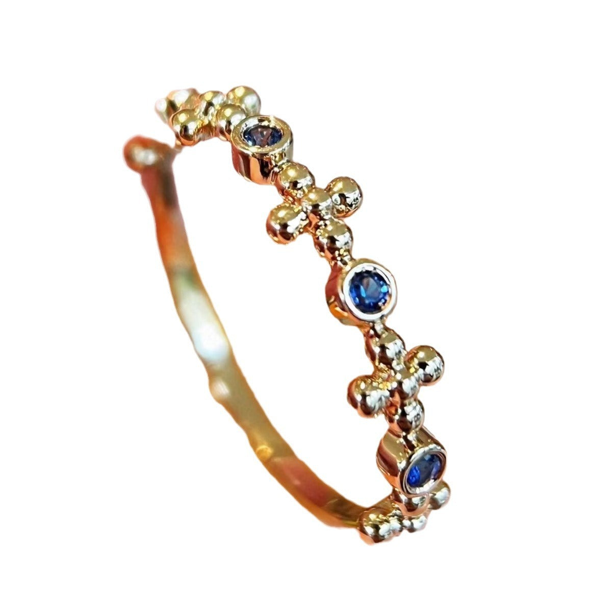 S925 Sterling Silver Cross Ring
