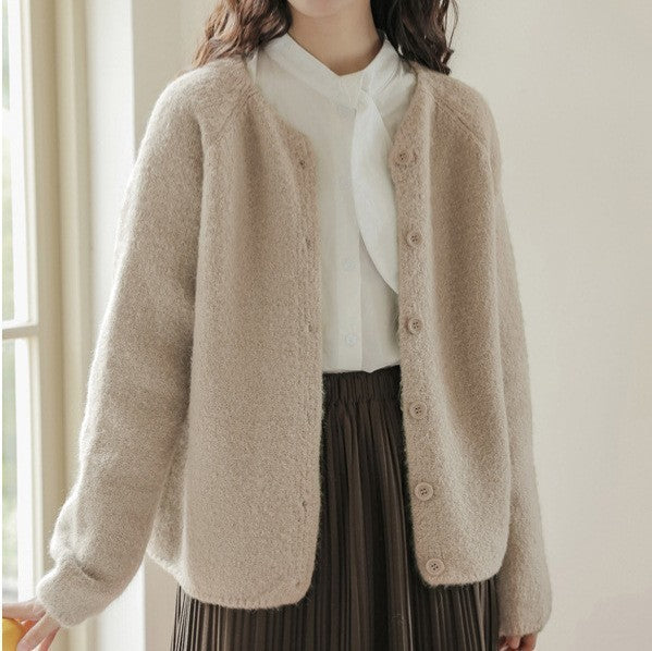 Fashion Loose And Slimming Outer Wear Thick Top