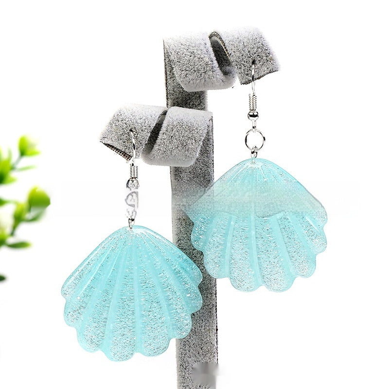 Resin Ocean Wind Personalized Simple Earrings