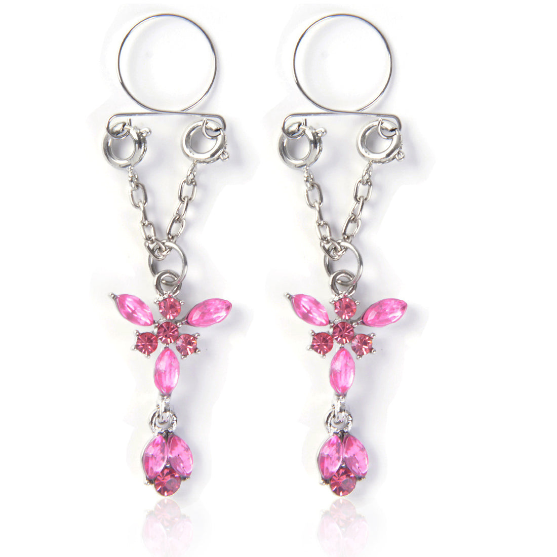 Personalized Zircon Butterfly Adjustable Holiday Nipple Ring Accessories