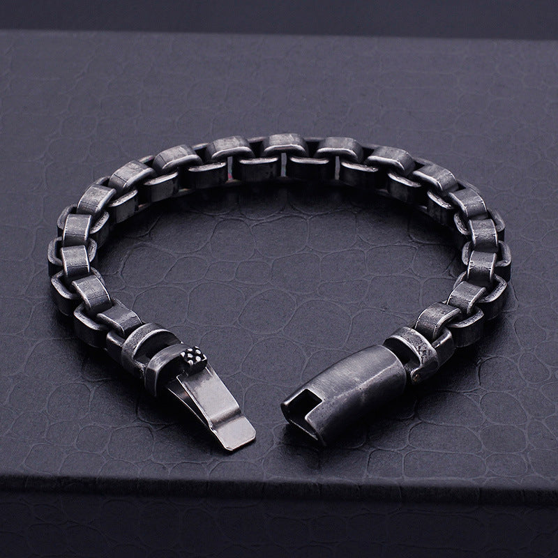European And American Fashion Titanium Steel Retro Personalized Bracelet