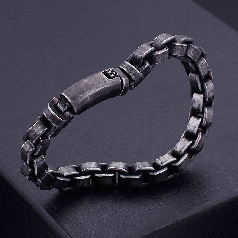 European And American Fashion Titanium Steel Retro Personalized Bracelet