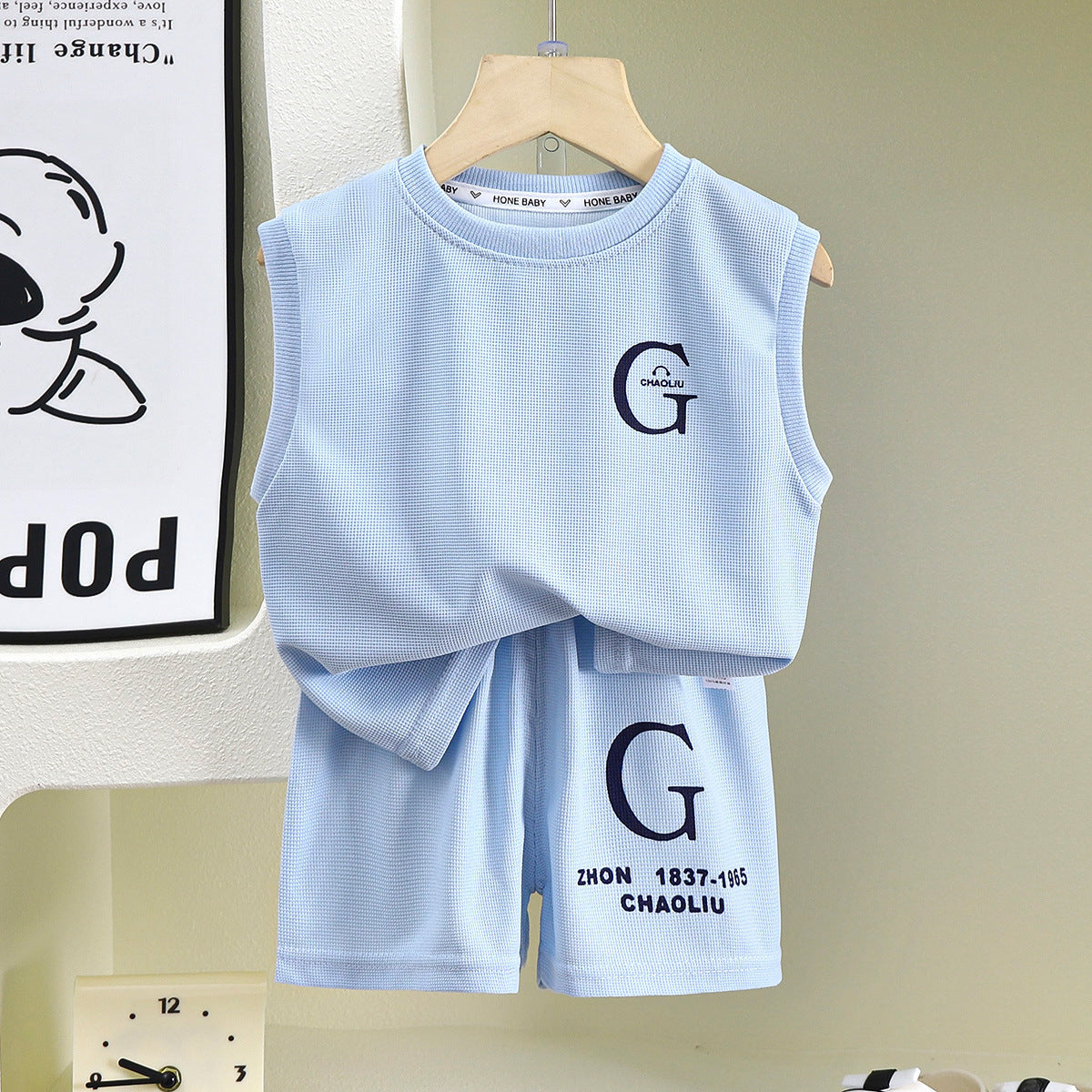 Children's Vest Suit Baby Clothes Summer Clothing