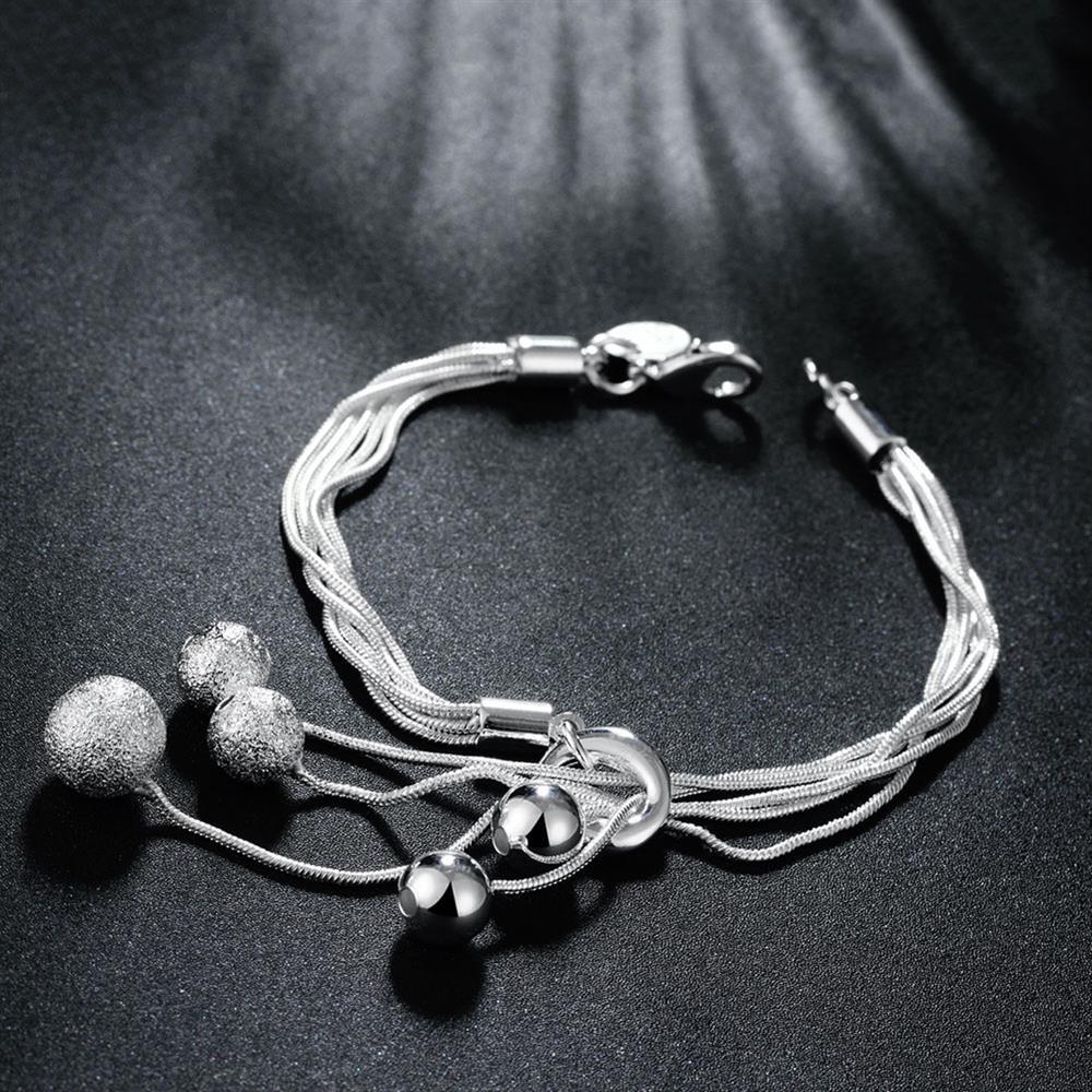 Fashion Jewelry Small O Hanging Sand Light Bead Bracelet
