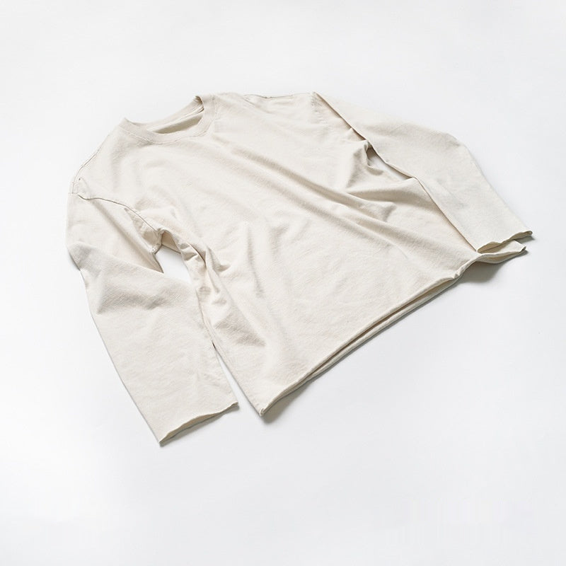 American Round Neck Long Sleeve T-shirt For Men