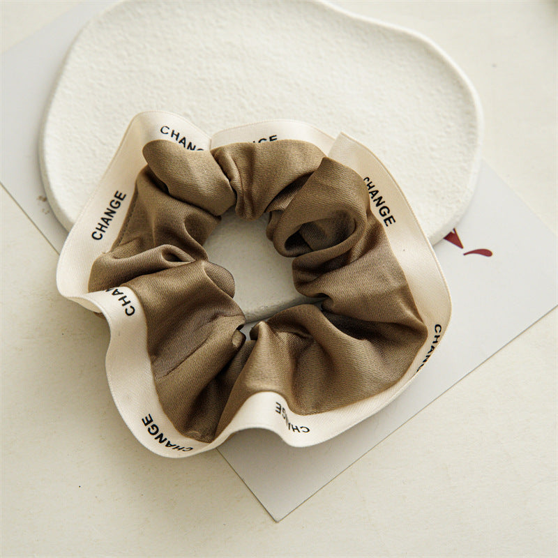 Large Intestine Hair Band Head Rope Contrast Color Cloth Hair Accessories