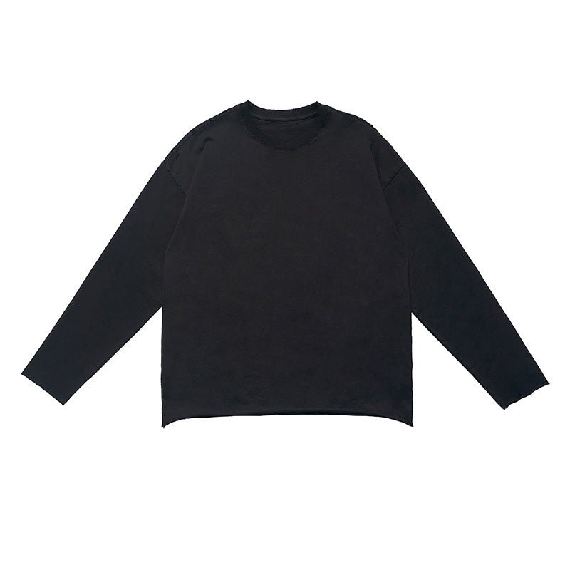 American Round Neck Long Sleeve T-shirt For Men